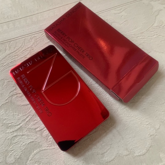 Natasha Denona Berry Pop Cheek Blush & Highlighter Palette BNIB - Picture 2 of 14
